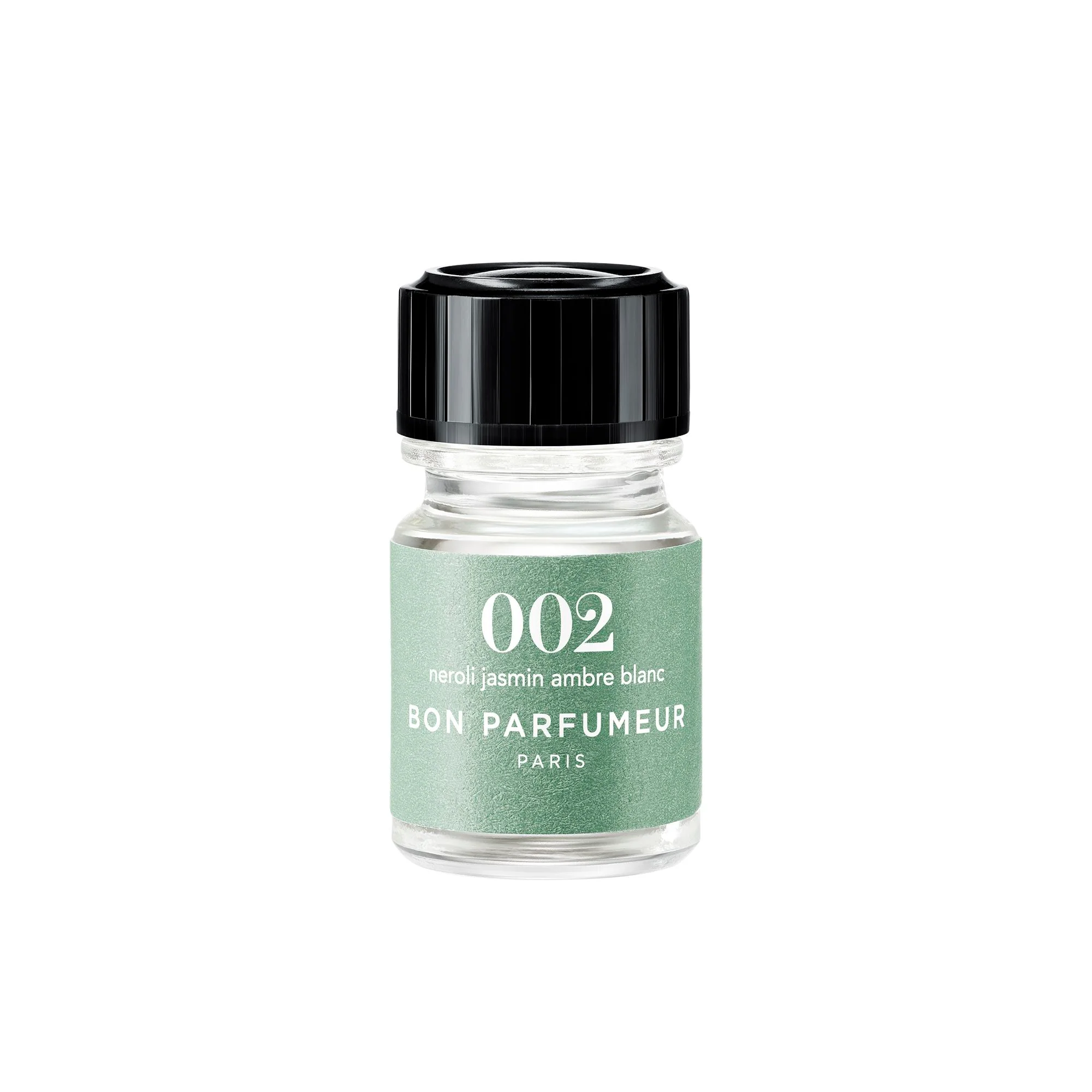 002 (2.5ml): Neroli, jasmine, white amber